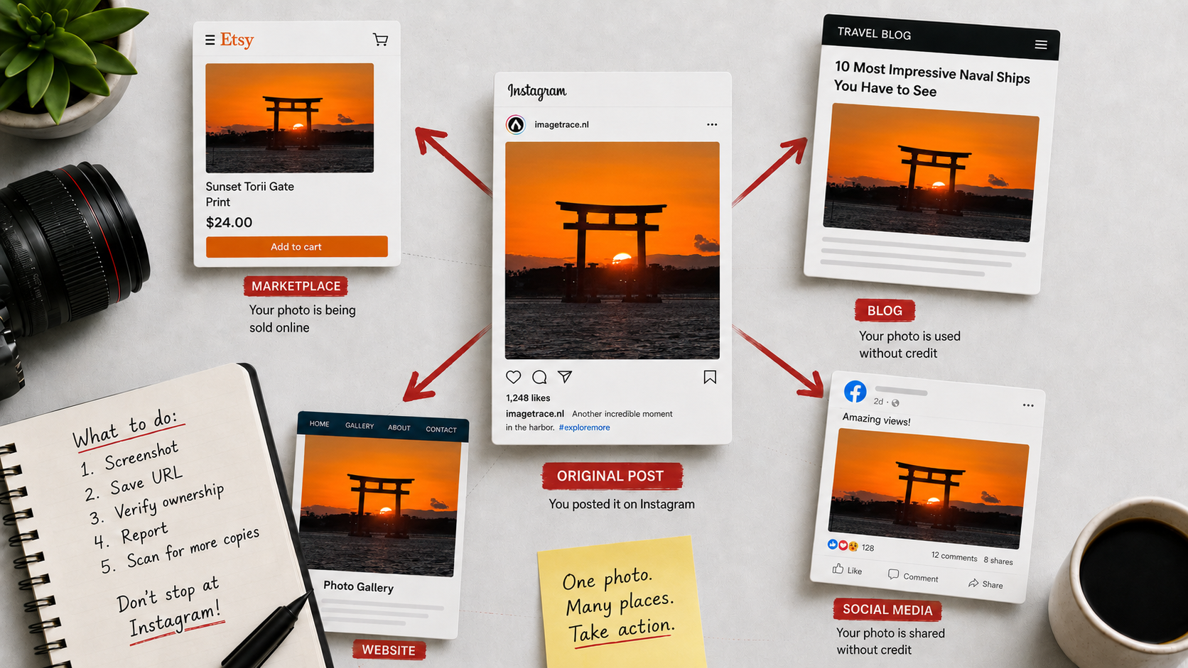 Foto gestolen op Instagram? Wat je moet doen vóór je rapporteert